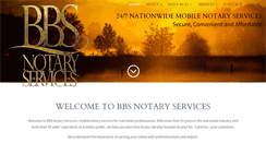 Desktop Screenshot of bbsnotary.com
