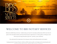 Tablet Screenshot of bbsnotary.com